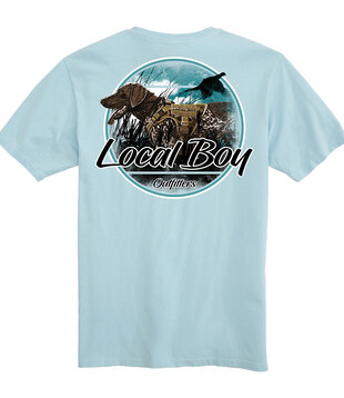 Local Boy Youth GSP Flush S/S Tee Chambray