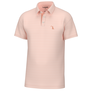 Local Boy Youth Palms Polo Peach/White