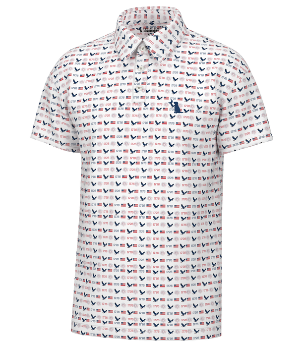 Local Boy Outfitters Local Boy Dirty Myrtle Polo Red/White/Blue