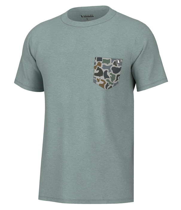 Local Boy Outfitters Heather Blend Crewneck S/S