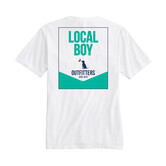 Local Boy Clear Cut S/S Tee White