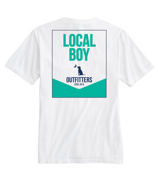Local Boy Clear Cut S/S Tee White