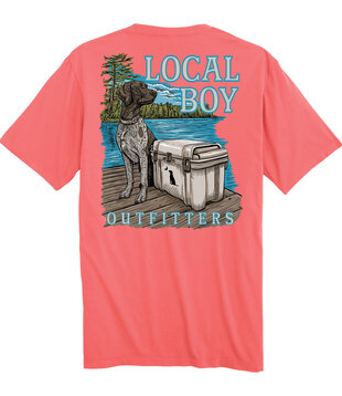 Local Boy Lakeside GSP SS Tee Coral