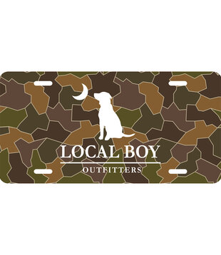 Local Boy License Plate Lowcountry