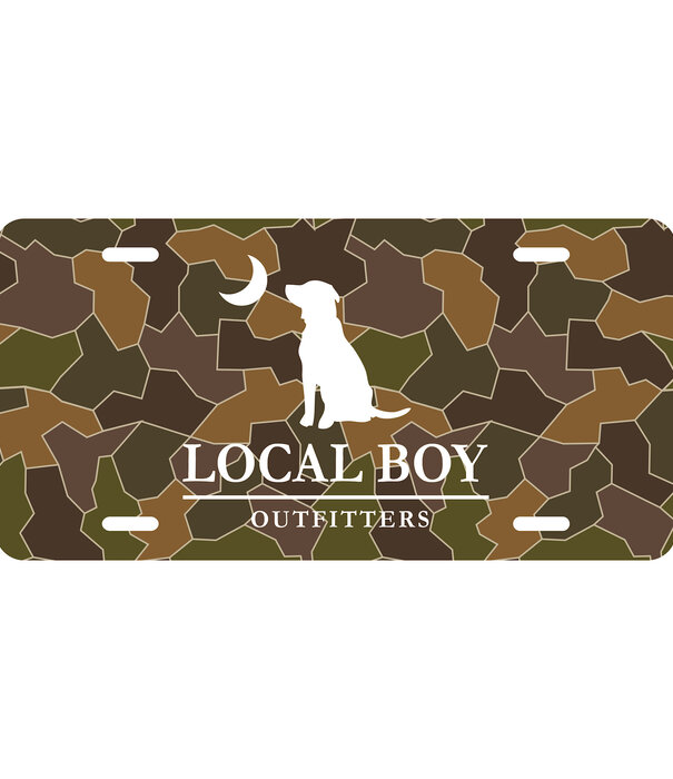 Local Boy Outfitters Local Boy License Plate Lowcountry