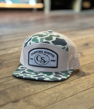 Casting South 7 Panel Embroidered Patch Hat #2