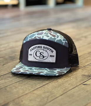 Casting South 7 Panel Embroidered Patch Hat #4