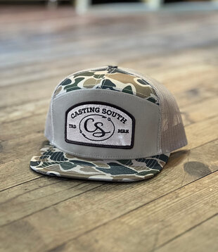 Casting  South 7 Panel Embroidered Patch Hat #6