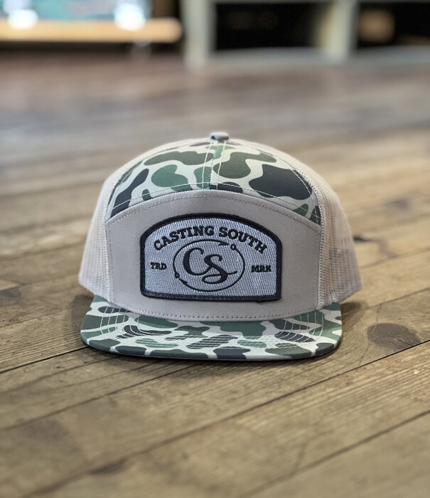 Casting South Casting South 7 Panel Embroidered Patch Hat #2