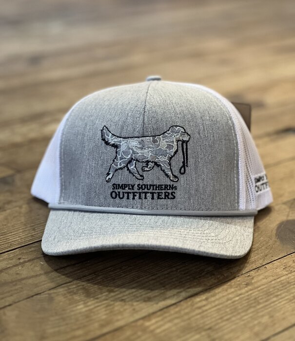 Simply Southern Simply Southern Embroidered Hat Camo Dog