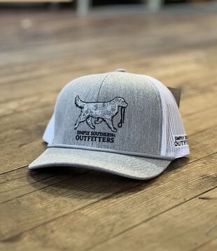 Simply Southern Embroidered Hat Camo Dog