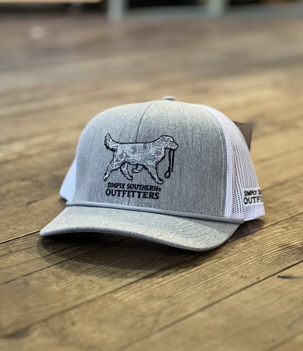 Simply Southern Simply Southern Embroidered Hat Camo Dog