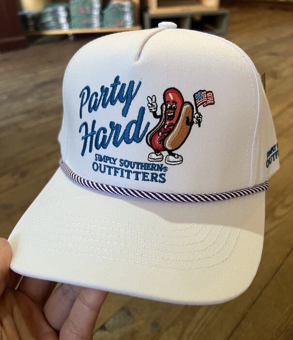 Simply Southern Simply Southern Embroidered Hat Party