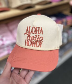 Simply Southern Embroidered Hat Aloha