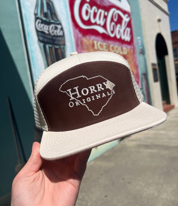 Horry Originals Horry Originals Light Khaki/Brown 7 Panel Hat