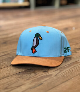 24.7Hunt Tan/Baby Blue Duck Snapback Hat