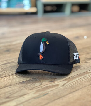 24.7Hunt Black Duck Trucker Hat