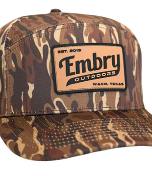 Embry Brown Ranch 6 Panel "Retro" Trucker Hat