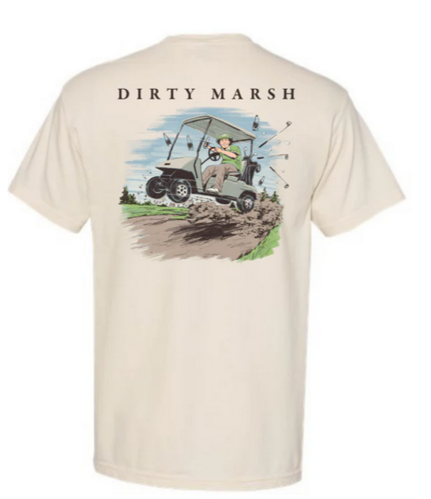 Dirty Marsh Marshall On Da Course Tee Ivory