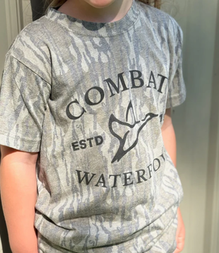 Youth Mossy Oak Bottomland Washed Out Vintage Logo Tee
