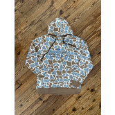 PGS Blue Old School Camo Hoodie