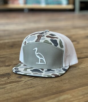 DM 7 Panel Hat Brackish/White