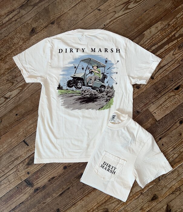Dirty Marsh Marshall On Da Course Tee Ivory