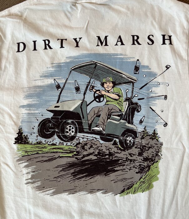 Dirty Marsh Marshall On Da Course Tee Ivory