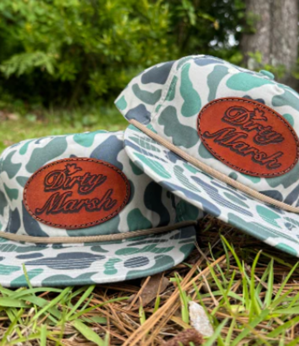 Dirty Marsh DM Classic Leather Patch Marsh Rope Hat
