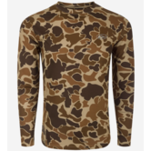 Youth EST Camo Performance Crew L/S Old School
