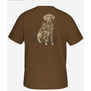 Youth Old School Lab S/S Tee Golden Pecan Dk Heather