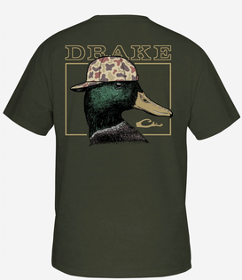 Youth Back Cap Mallard S/S Tee Graphite Heather