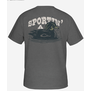 Sportin a Woodie S/S Tee Graphite Heather
