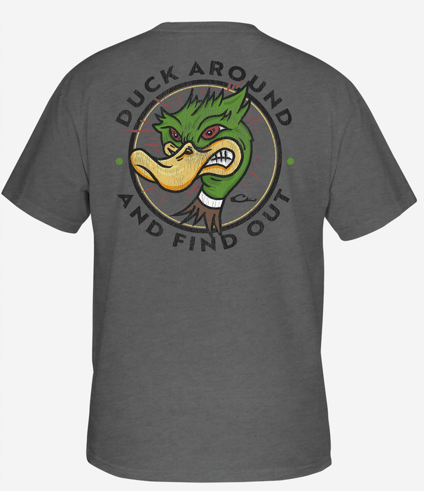 Drake Duck Around S/S Tee Graphite Heather