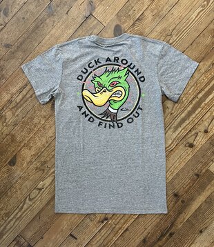 Duck Around S/S Tee Graphite Heather