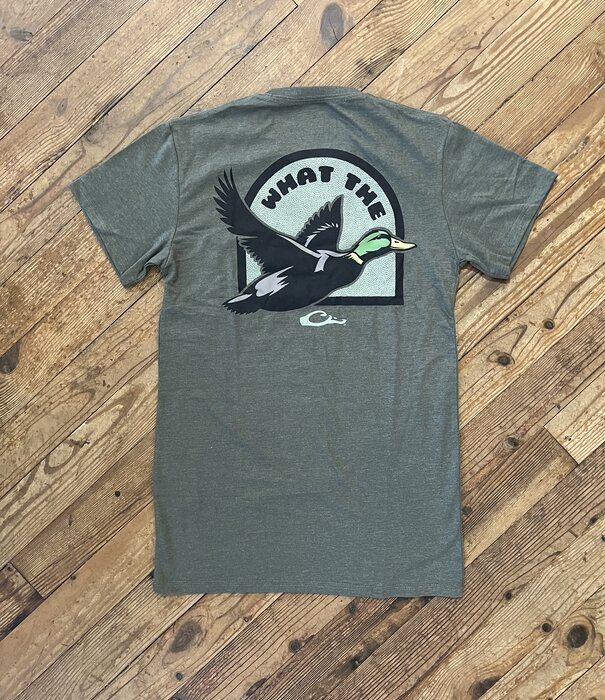 Drake What the Duck S/S Tee Deep Depth Dark Heather
