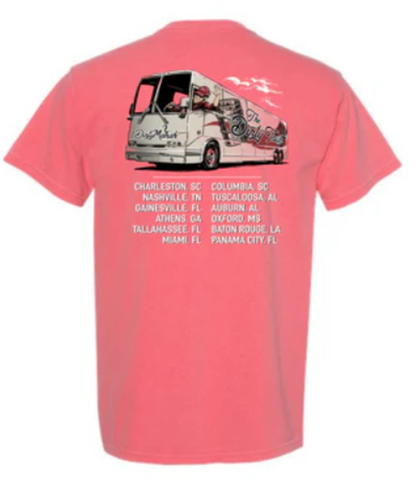 Dirty Marsh The Dirty Marsh  Tour Tee Watermelon