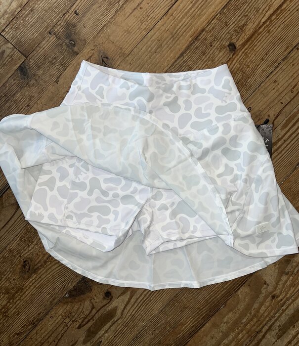 Combat Waterfowl Women's EXCLUSIVE Front Line Committed Old School  Camo Skort