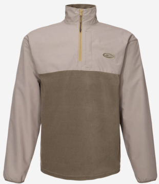 1/4 Zip Refuge Eqwader Mud Brown