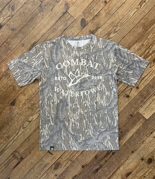 Badge Logo Tee Mossy Oak Washed Out Treestand