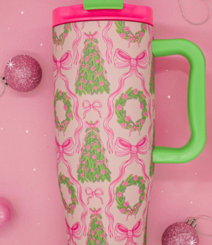 Simply Southern 40oz Holiday Tumbler Greenery