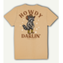 Howdy Darlin Raccoon S/S Tee Khaki