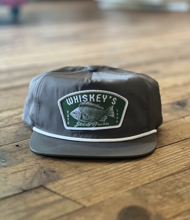 Whiskey Bent Hats WB Bait & Tackle Hat Grey
