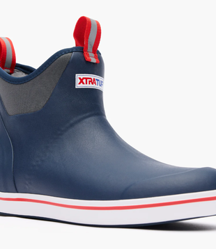 XTRATUFF Men's Deck Boot Navy/Red