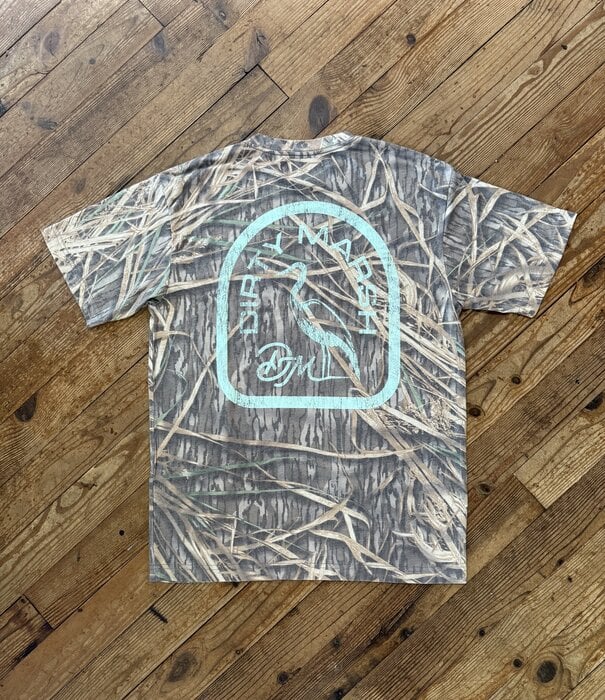 Dirty Marsh Dirty Marsh Blue Vintage Mossy Oak Camo Tee