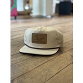 Old South Single Antler Leather Patch Khaki Rope Hat