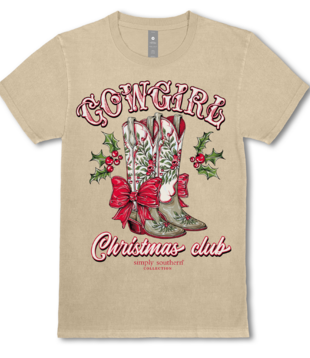 Cowgirl Christmas Club S/S Tee