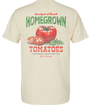 Homegrown Tomatoes S/S Tee Parchment
