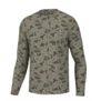 LBO Heather Blend L/S Crew Sand Dog & Moon Camo