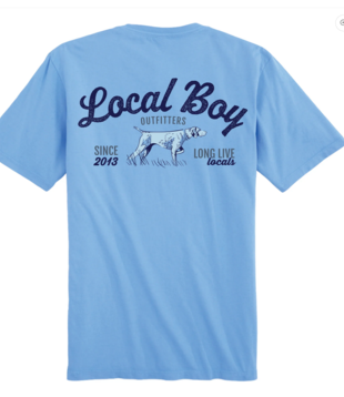 LBO Bird Dog Arch S/S Tee Washed Denim